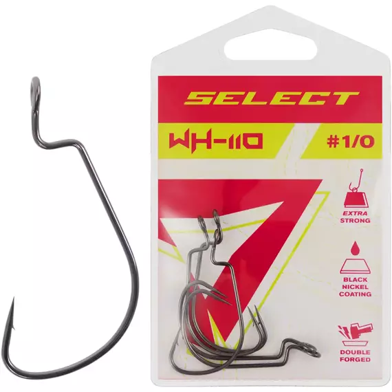 Гачок Select WH-110 #1/0 (5 шт / уп), Номер гачка, №: 1/0, фото 